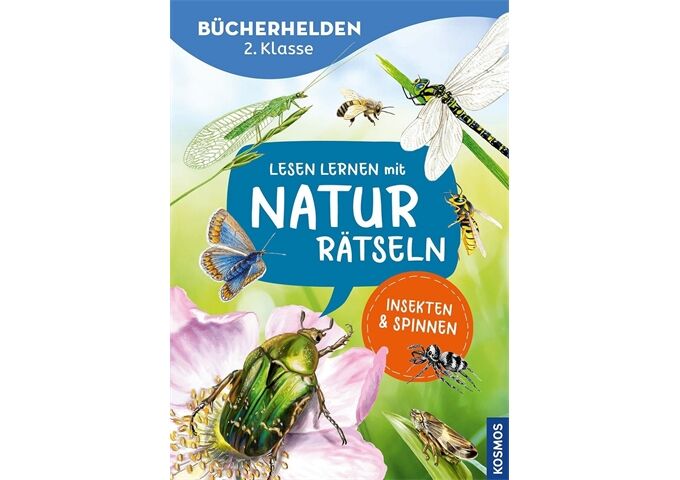 Kosmos Bücherhelden 2.Kl. Naturrätsel Insekten
