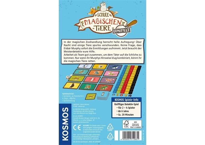 Kosmos Kartenspiel Die Schule d.magischen Tiere