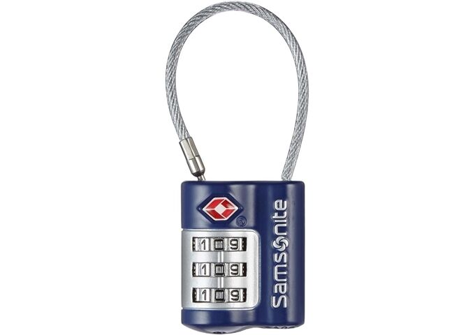 Samsonite US AIR TR3DIAL CABLELOCK2 INDIGO BLUE