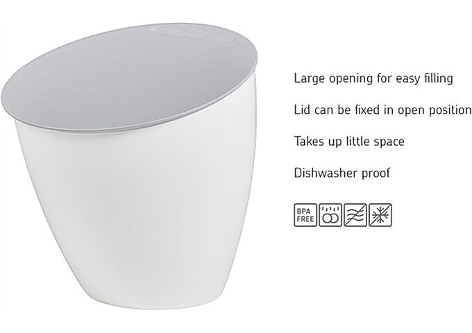 MEPAL bio-abfallbehälter calypso 2.2 l -nordic sage