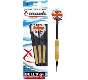 Bull's 3 Softpfeile Mach Brass 16 g
