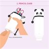 Legami KAWAII 2-IN-1 SOFT SILICONE PENCIL CASE - PANDA