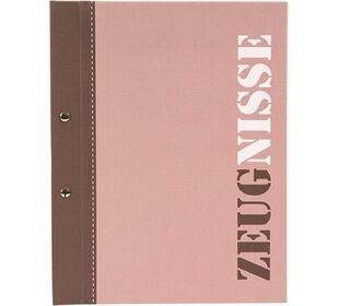 Goldbuch Zeugnismappe A4 2-colored aubergine