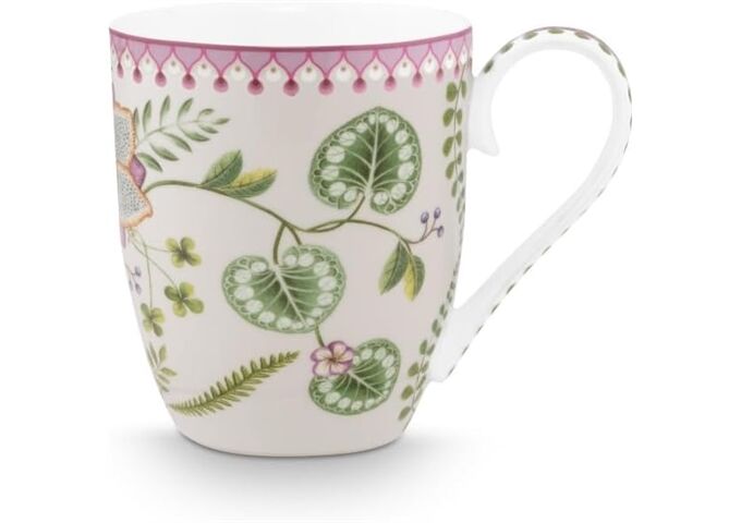 Pip Studio Mug XL Lily&Lotus Off White 450ml