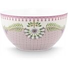 Pip Studio Bowl Lily&Lotuy Tiles Lilac 15cm