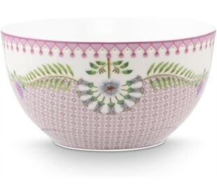 Pip Studio Bowl Lily&Lotuy Tiles Lilac 15cm
