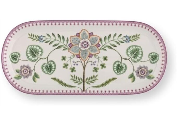 Pip Studio Cake Tray Lily&Lotus off white 33,5x15,5cm