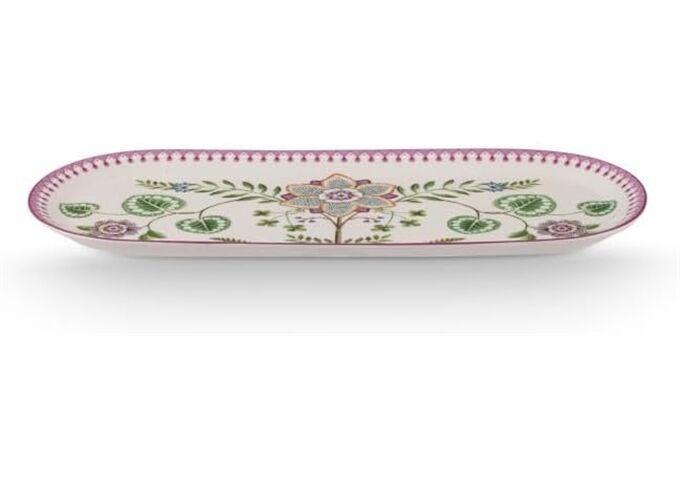 Pip Studio Cake Tray Lily&Lotus off white 33,5x15,5cm