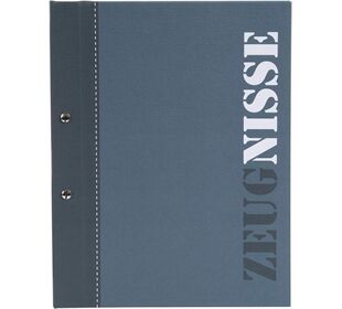 Goldbuch Zeugnismappe A4 2-colored blau