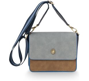 Pip Bags Fenna Cross Body Flap Medium blue