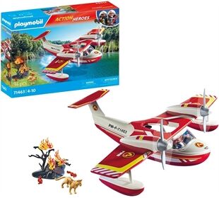 Playmobil Feuerwehrflugzeug mit Löschfunktion