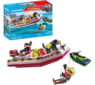 Playmobil Feuerwehrboot mit Aqua Scooter