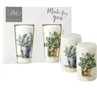 ihr Ideal Home Range AROMATIC HERBS light green Salz- und Pfefferstreue