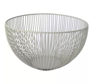 ihr Ideal Home Range WIRE BASKET grey Eisenkorb Ø 25