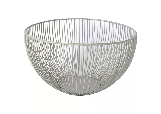 ihr Ideal Home Range WIRE BASKET grey Eisenkorb Ø 25