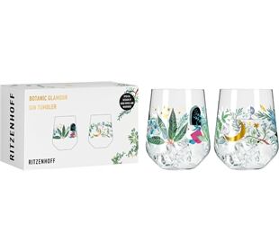 Ritzenhoff Botanic Glamour Gin Tumbler 2er 7 8GWAW H23