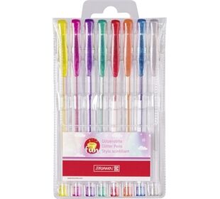 BRUNNEN Glitzerstift 8er Set