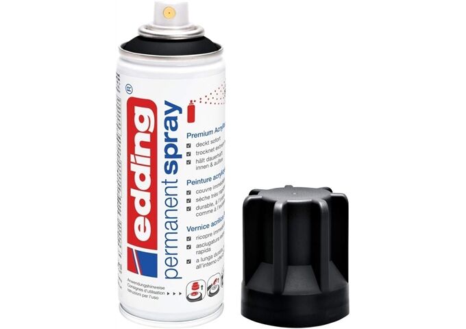 EDDING Spray Permanent tiefschwarz