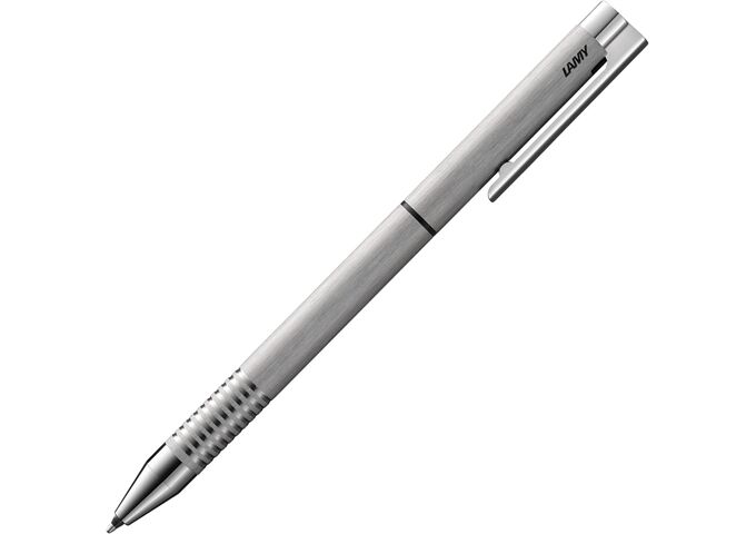Lamy 606 MF logo twin pen brushed