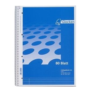 BRUNNEN Glocken-College A4 80Bl lin