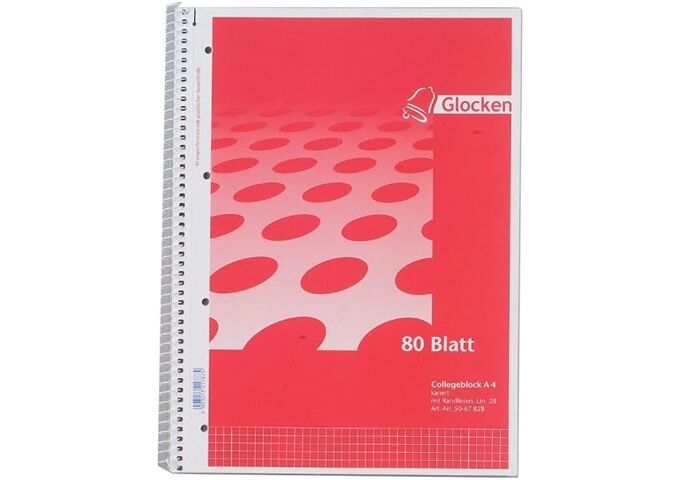BRUNNEN Collegeblock A4 80Blatt kar.28