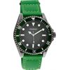 Oozoo OOZOO Timepieces Herren grün/grau Klettband