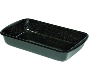 RIESS Vierkantpfanne Profi 36x21,5x6cm schwarz ema