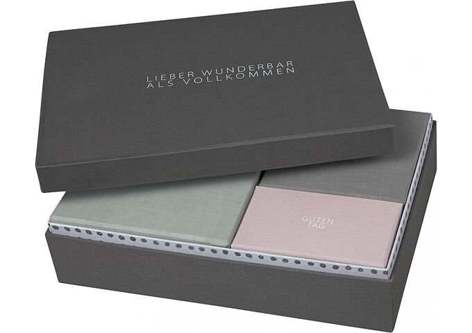 Räder XX ZUHAUSE Stoffschachteln Set deutsch 30x21x9cm