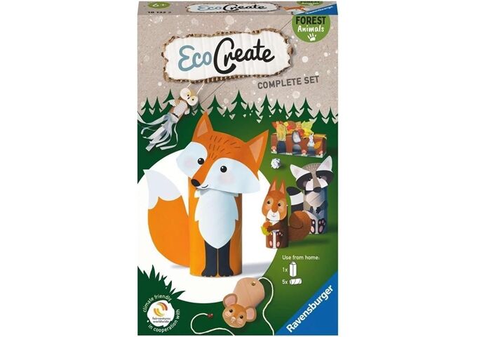 Ravensburger Bastelset EcoCreate Forest Animals