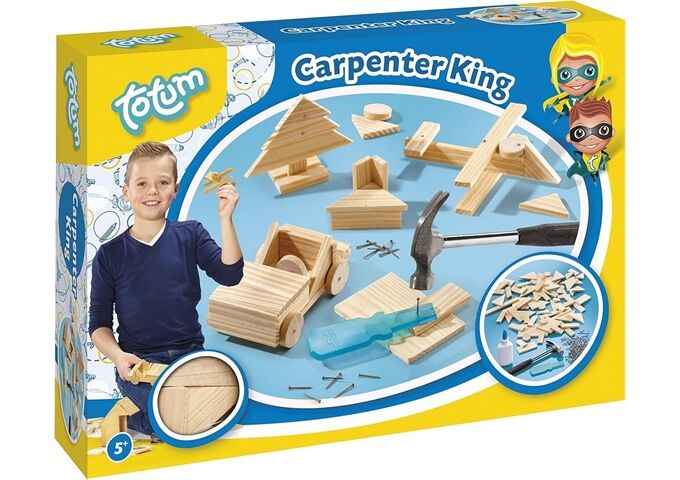 Totum Carpenter King - Holz und Hammer Set
