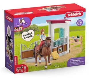 Schleich Horse Box mit Hannah & Cayenne