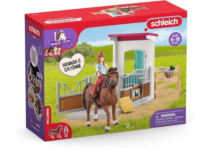 Schleich Horse Box mit Hannah & Cayenne