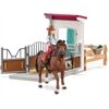 Schleich Horse Box mit Hannah & Cayenne