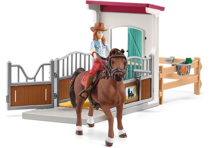 Schleich Horse Box mit Hannah & Cayenne