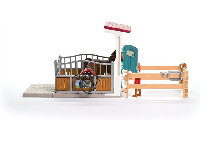 Schleich Horse Box mit Hannah & Cayenne