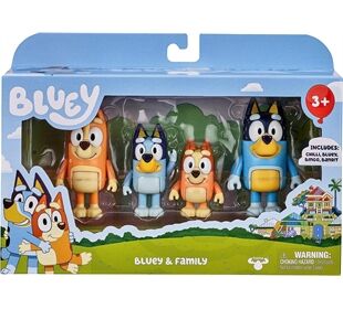 Moose Toys BLUEY Figuren 4er pack - Familie
