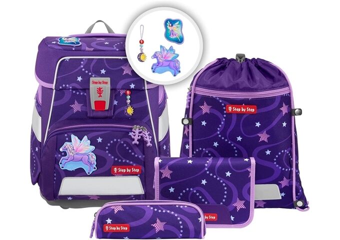 Step by Step SPACE Schulranzen-Set "Pegasus Emily", 5-teilig