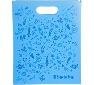 Step by Step Heftbox mit Tragegriff, Blau