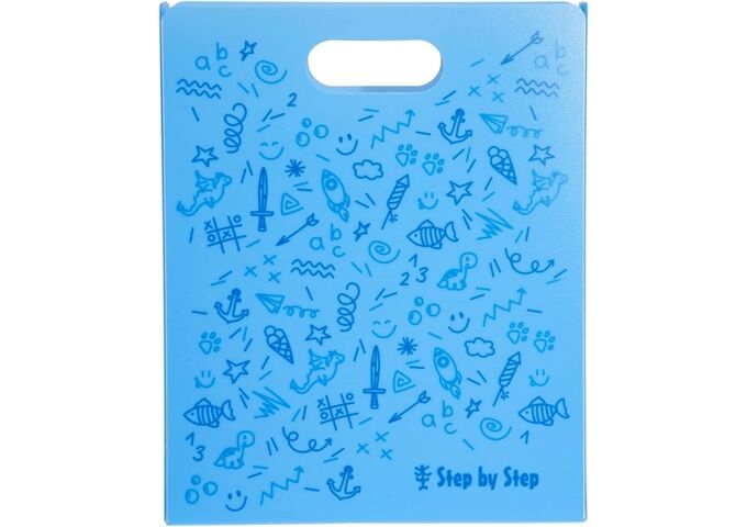 Step by Step Heftbox mit Tragegriff, Blau