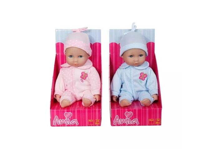 Amia AM Weichbaby ca. 30 cm, 2-fach sort