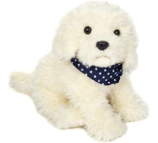 Teddy-Hermann Labradoodle sitzend, ca. 30cm