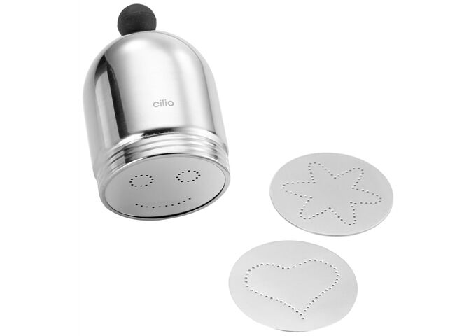 CILIO Dekorierstreuer inkl. 3 Schablonen