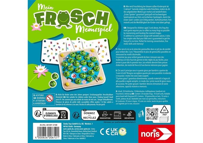 Simba Mein Frosch Memospiel