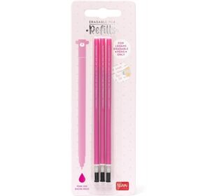 Legami REFILL ERASABLE PEN - PINK - PACK 3 PCS