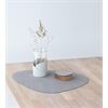 LINDDNA Table Mat Curve L Nupo Light Grey
