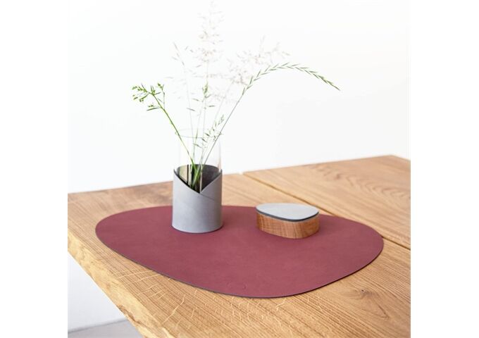 LINDDNA Table Mat Curve L Nupo Red