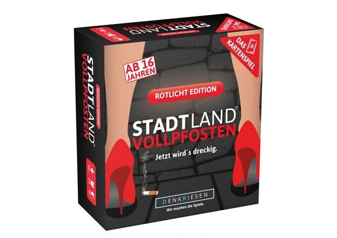 Denkriesen STADT LAND VOLLPFOSTEN Rotlicht Kartenspiel