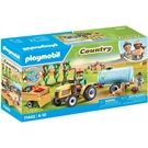 Playmobil Traktor mit Anhänger und Wassertank