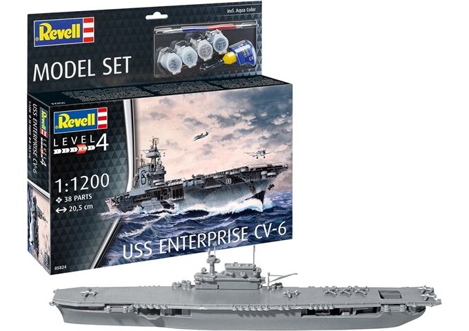 Revell Model Set Uss Enterprise Cv-6