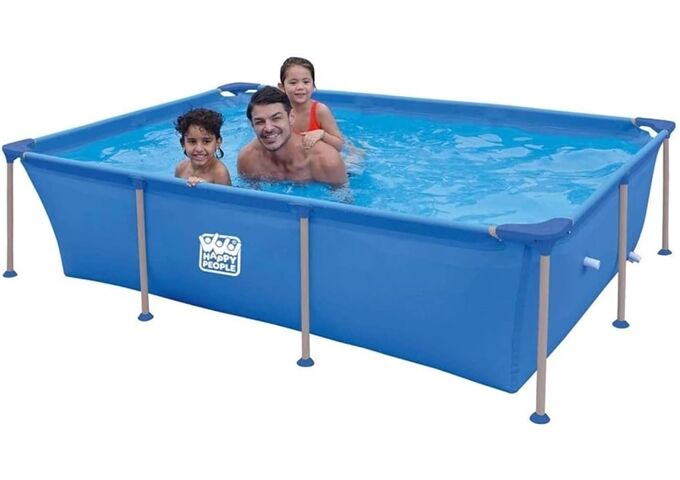 Happy People Stahlrahmenpool 258x179x66 cm